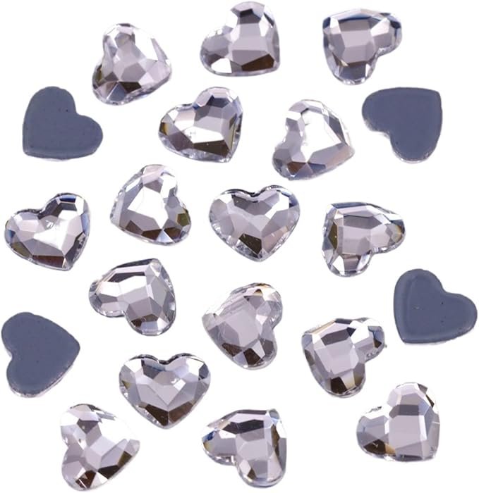 Heart Shape HotFix Rhinestones