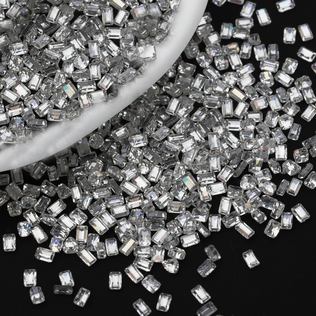 Rectangle Shape Hotfix Rhinestones