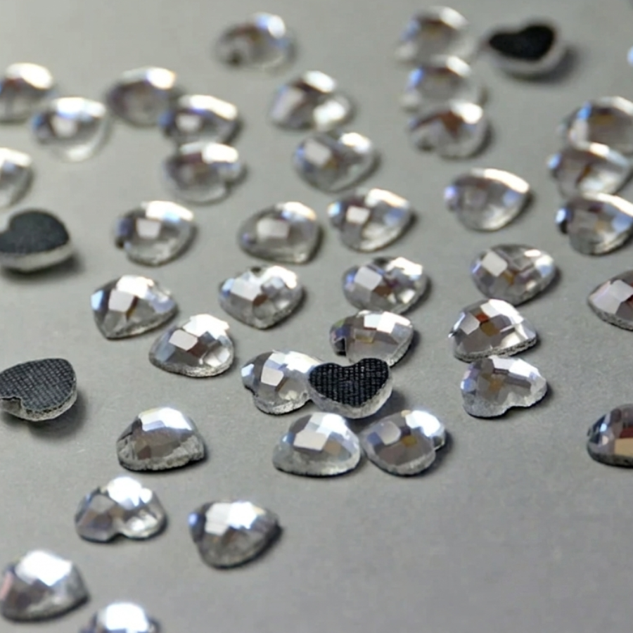 Heart Shape HotFix Rhinestones