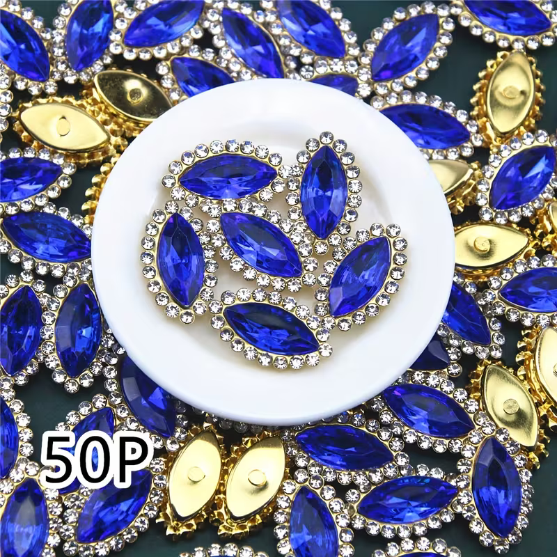 Mermaid Shape Acrylic Rhinestones