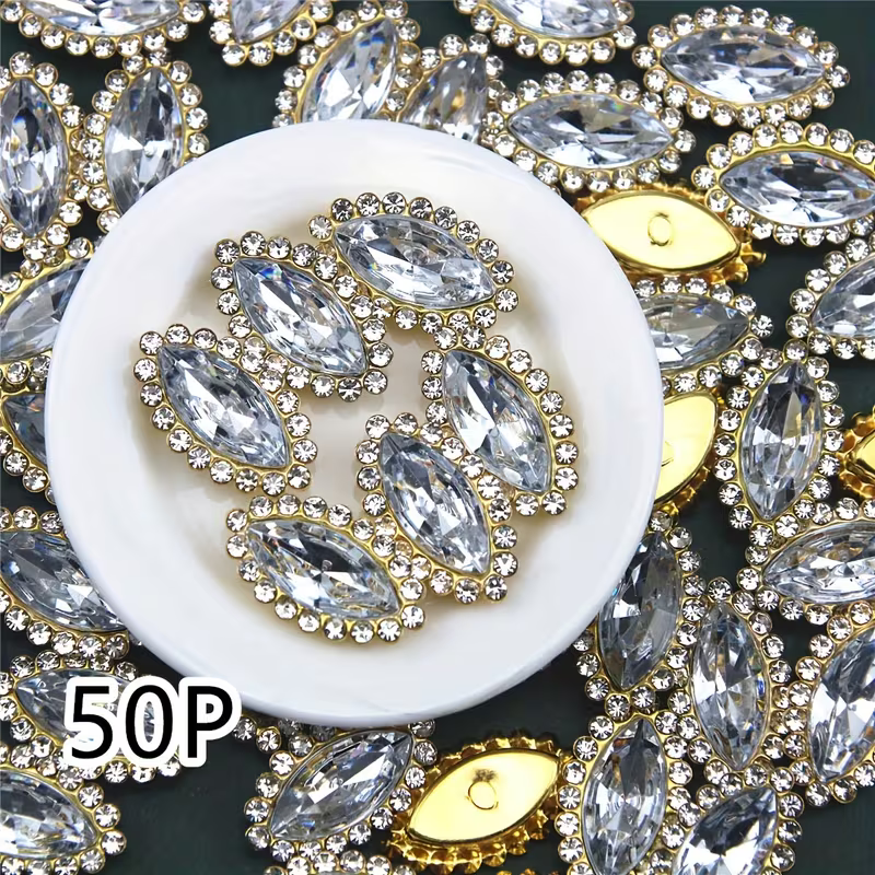 Mermaid Shape Acrylic Rhinestones
