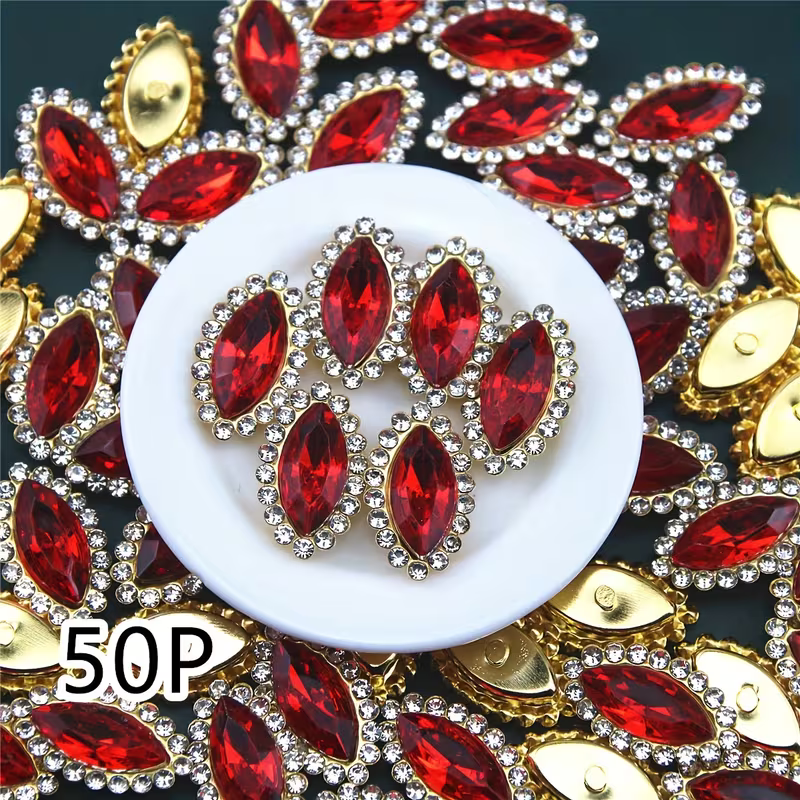 Mermaid Shape Acrylic Rhinestones