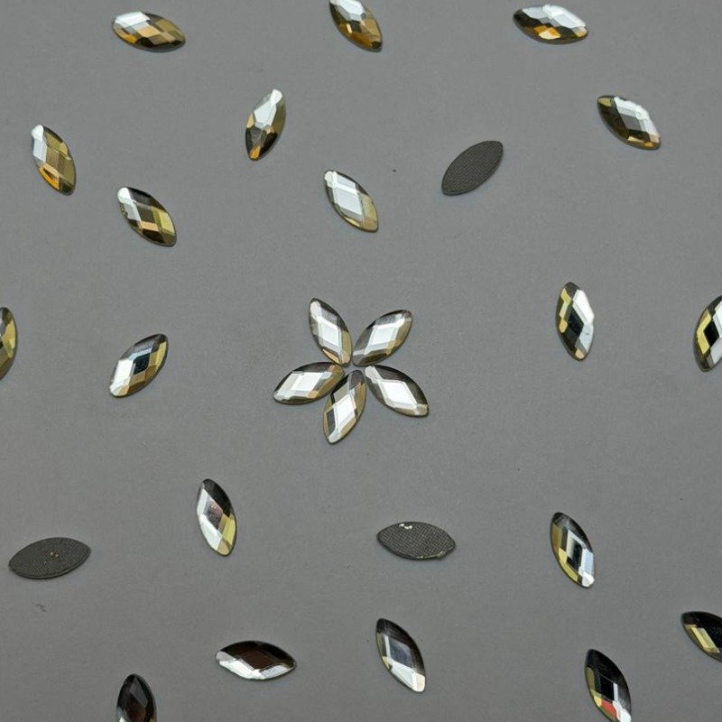 HotFix Rhinestones Leaf Shape