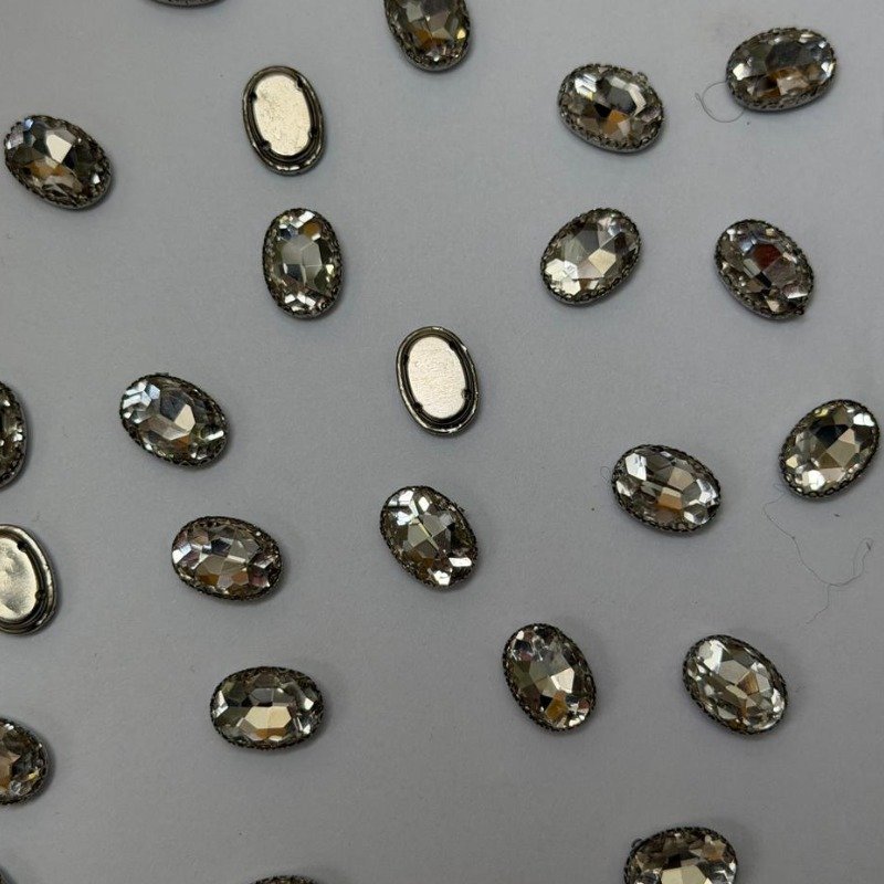 50 Pcs Acrylic Ellipse