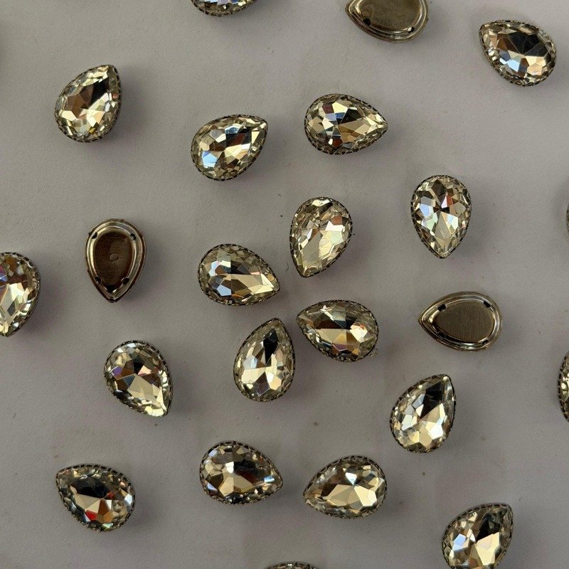 50 Pcs Acrylic Teardrop