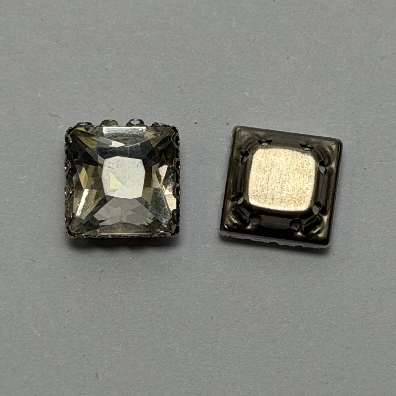 50 Pcs Acrylic Square Crystal